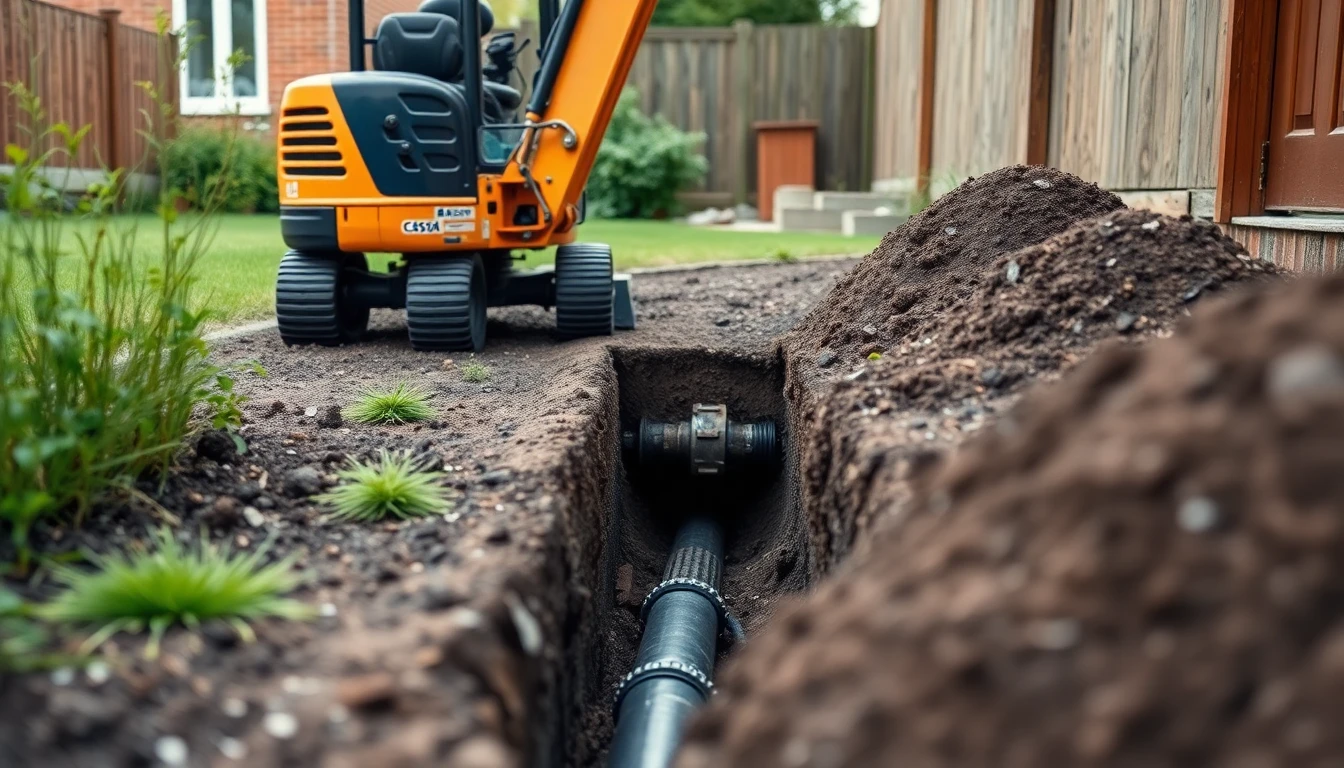 Drain Excavation in Swansea, West Glamorgan