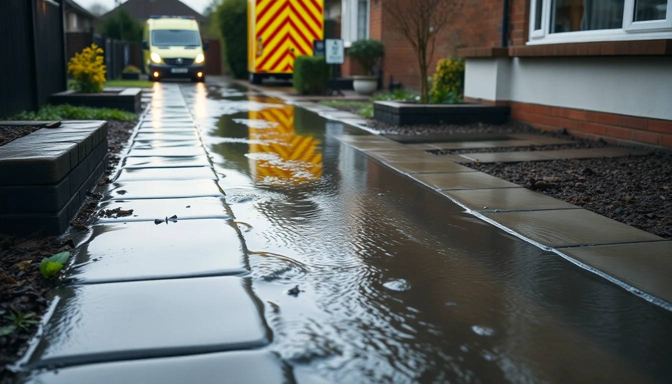 Flooding Emergency in Swansea, West Glamorgan